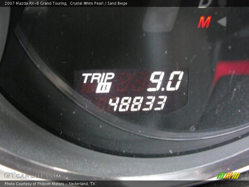 Crystal White Pearl / Sand Beige 2007 Mazda RX-8 Grand Touring