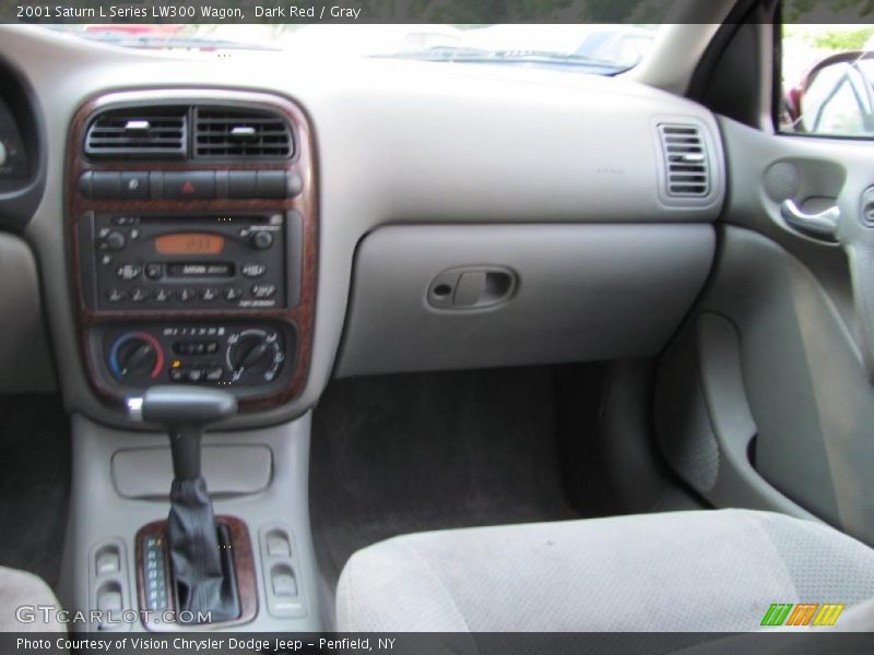 Dark Red / Gray 2001 Saturn L Series LW300 Wagon