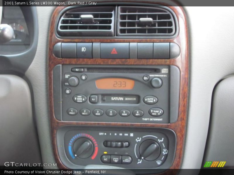 Dark Red / Gray 2001 Saturn L Series LW300 Wagon
