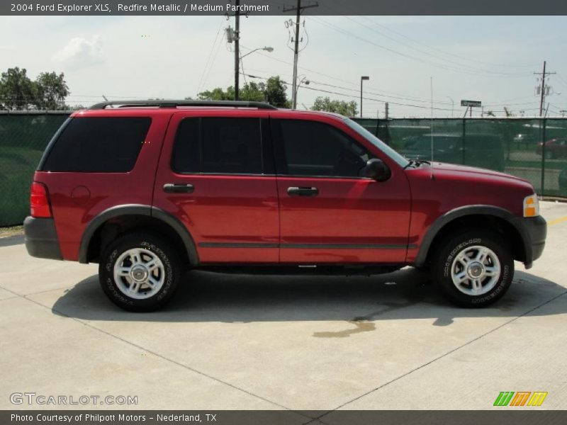 Redfire Metallic / Medium Parchment 2004 Ford Explorer XLS
