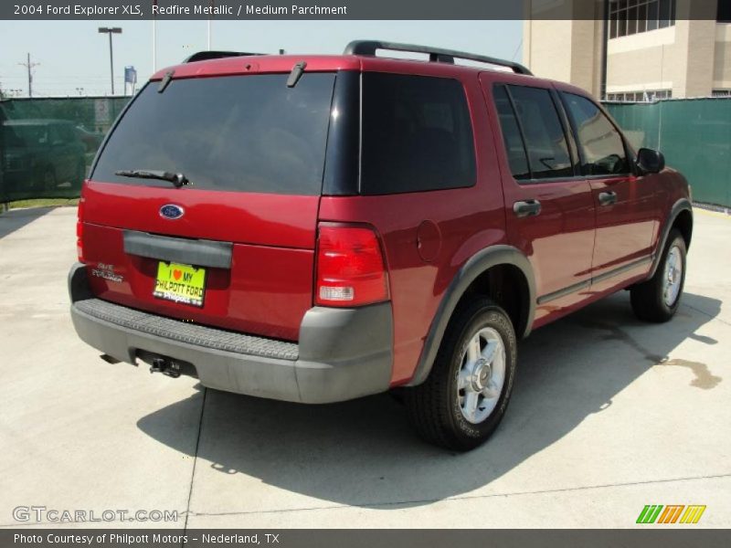 Redfire Metallic / Medium Parchment 2004 Ford Explorer XLS