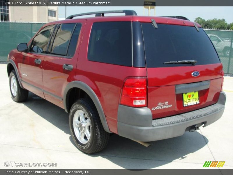 Redfire Metallic / Medium Parchment 2004 Ford Explorer XLS