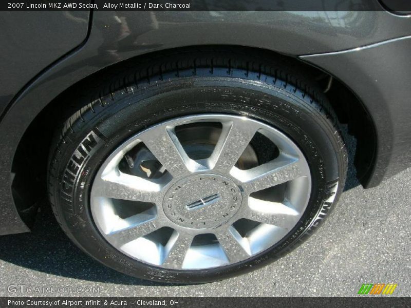 Alloy Metallic / Dark Charcoal 2007 Lincoln MKZ AWD Sedan