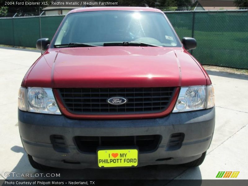 Redfire Metallic / Medium Parchment 2004 Ford Explorer XLS