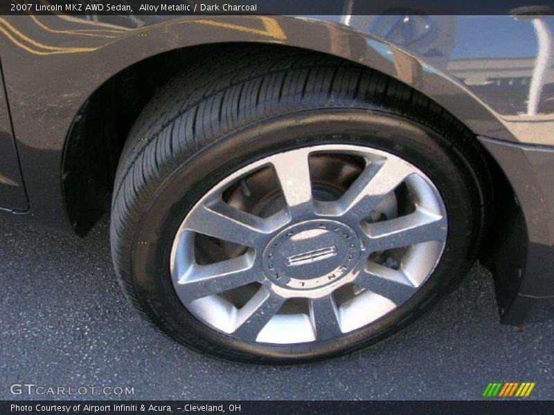 Alloy Metallic / Dark Charcoal 2007 Lincoln MKZ AWD Sedan
