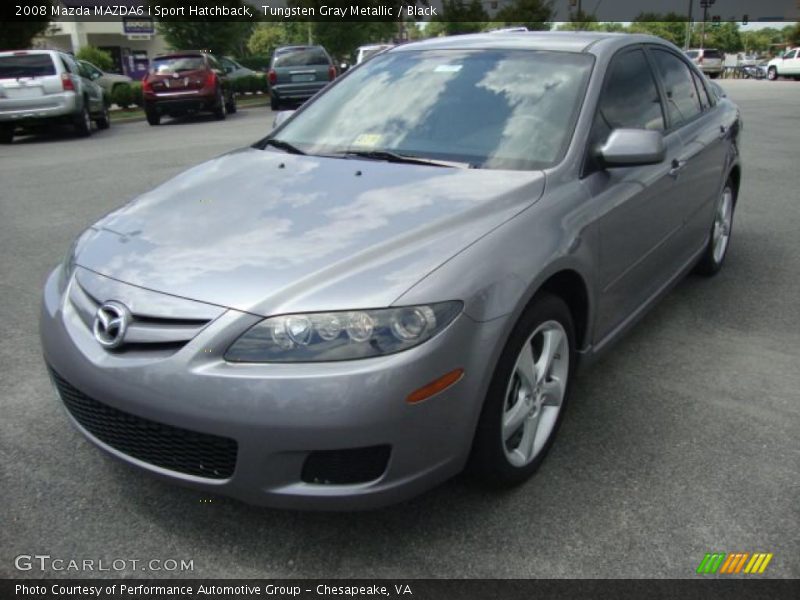 Tungsten Gray Metallic / Black 2008 Mazda MAZDA6 i Sport Hatchback