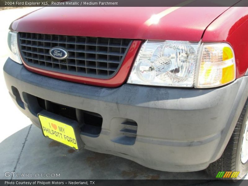 Redfire Metallic / Medium Parchment 2004 Ford Explorer XLS