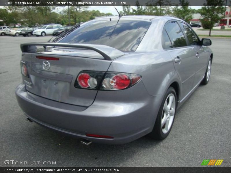 Tungsten Gray Metallic / Black 2008 Mazda MAZDA6 i Sport Hatchback