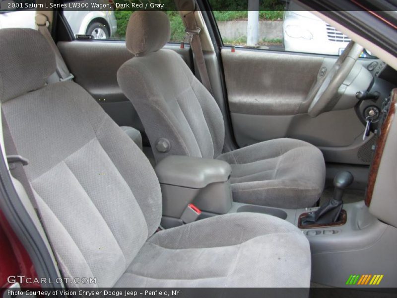 Dark Red / Gray 2001 Saturn L Series LW300 Wagon