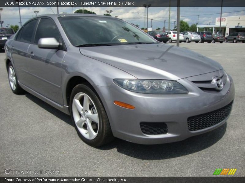 Tungsten Gray Metallic / Black 2008 Mazda MAZDA6 i Sport Hatchback