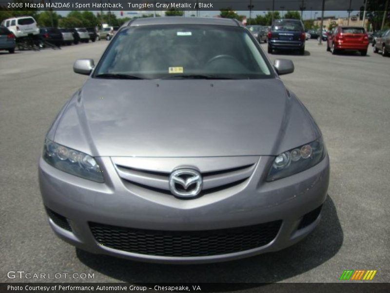 Tungsten Gray Metallic / Black 2008 Mazda MAZDA6 i Sport Hatchback