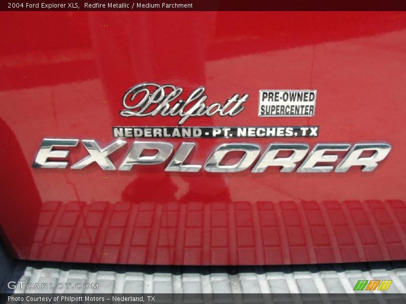 Redfire Metallic / Medium Parchment 2004 Ford Explorer XLS