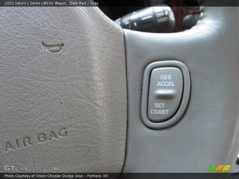Dark Red / Gray 2001 Saturn L Series LW300 Wagon