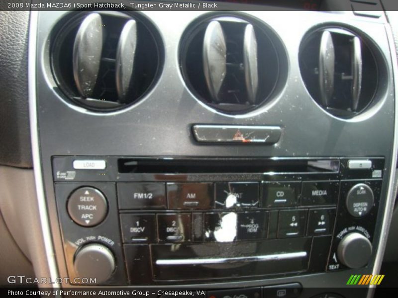 Tungsten Gray Metallic / Black 2008 Mazda MAZDA6 i Sport Hatchback