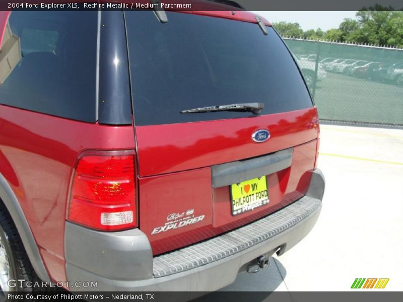 Redfire Metallic / Medium Parchment 2004 Ford Explorer XLS