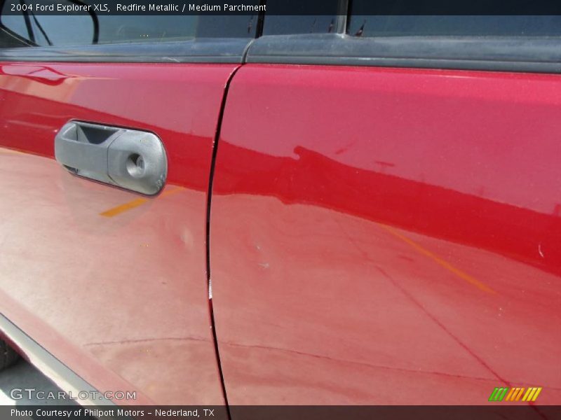 Redfire Metallic / Medium Parchment 2004 Ford Explorer XLS