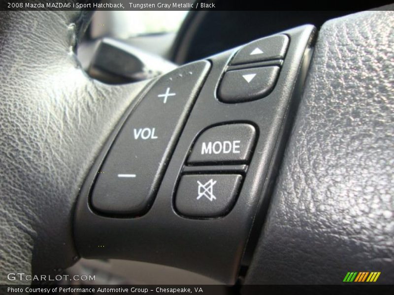 Tungsten Gray Metallic / Black 2008 Mazda MAZDA6 i Sport Hatchback
