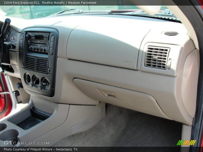 Redfire Metallic / Medium Parchment 2004 Ford Explorer XLS
