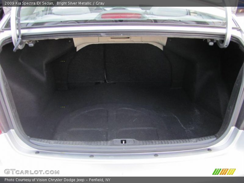 Bright Silver Metallic / Gray 2009 Kia Spectra EX Sedan