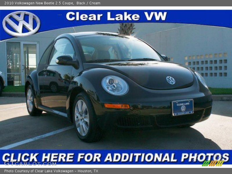 Black / Cream 2010 Volkswagen New Beetle 2.5 Coupe