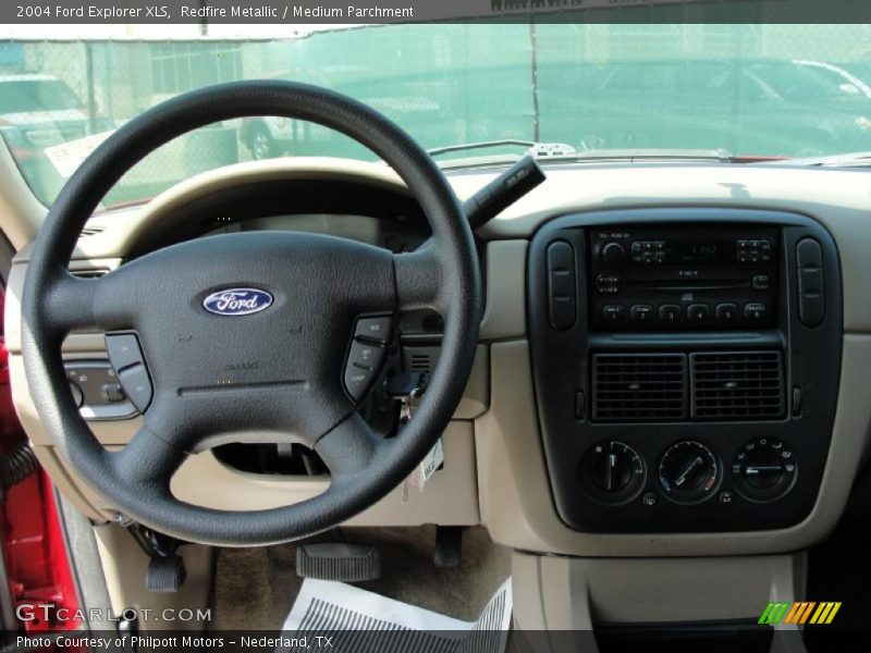 Redfire Metallic / Medium Parchment 2004 Ford Explorer XLS