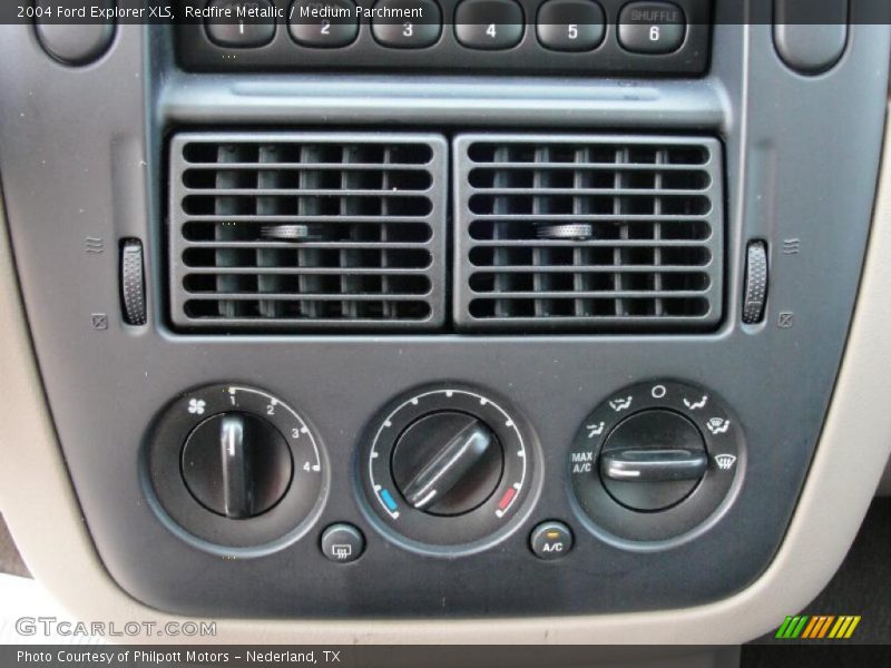 Redfire Metallic / Medium Parchment 2004 Ford Explorer XLS