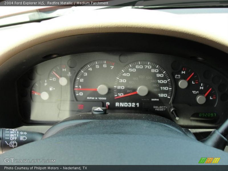 Redfire Metallic / Medium Parchment 2004 Ford Explorer XLS