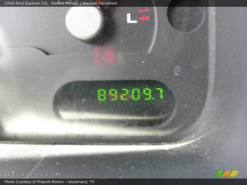 Redfire Metallic / Medium Parchment 2004 Ford Explorer XLS