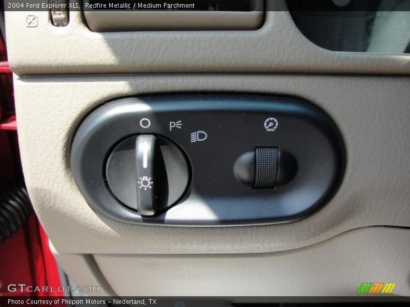 Redfire Metallic / Medium Parchment 2004 Ford Explorer XLS