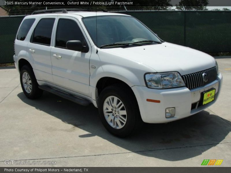 Oxford White / Pebble/Light Parchment 2005 Mercury Mariner Convenience