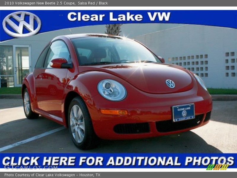 Salsa Red / Black 2010 Volkswagen New Beetle 2.5 Coupe
