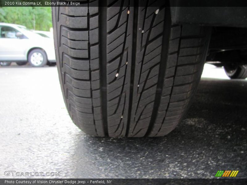 Ebony Black / Beige 2010 Kia Optima LX