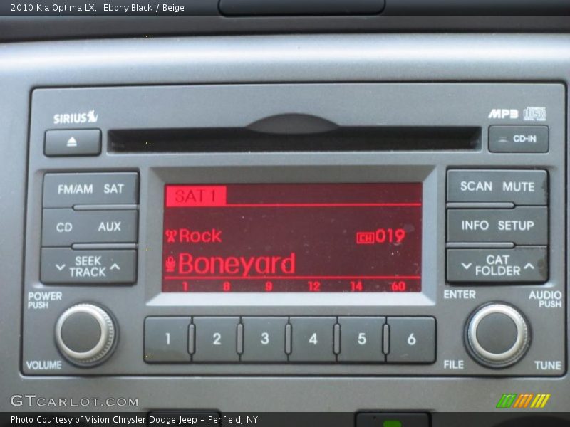 Ebony Black / Beige 2010 Kia Optima LX