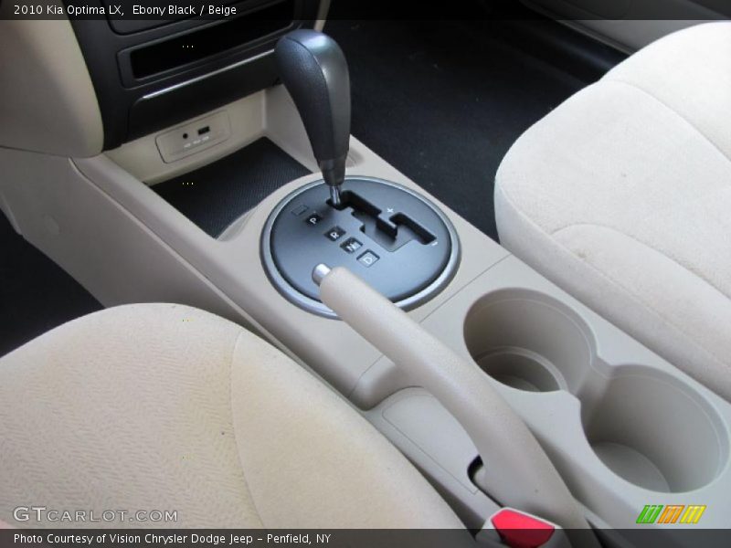 Ebony Black / Beige 2010 Kia Optima LX