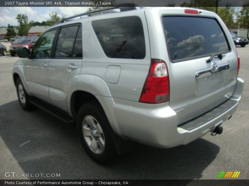 Titanium Metallic / Taupe 2007 Toyota 4Runner SR5 4x4