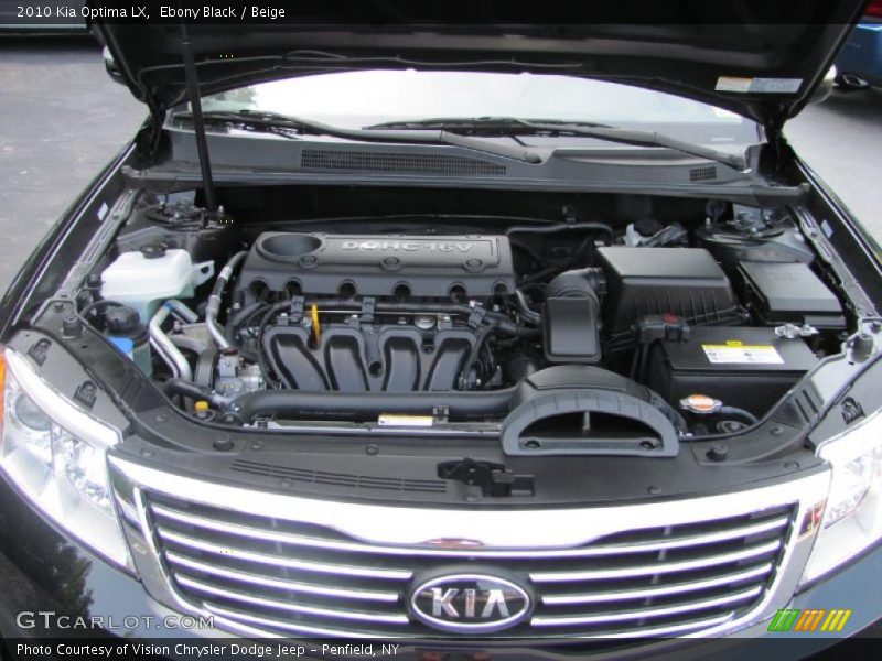 Ebony Black / Beige 2010 Kia Optima LX