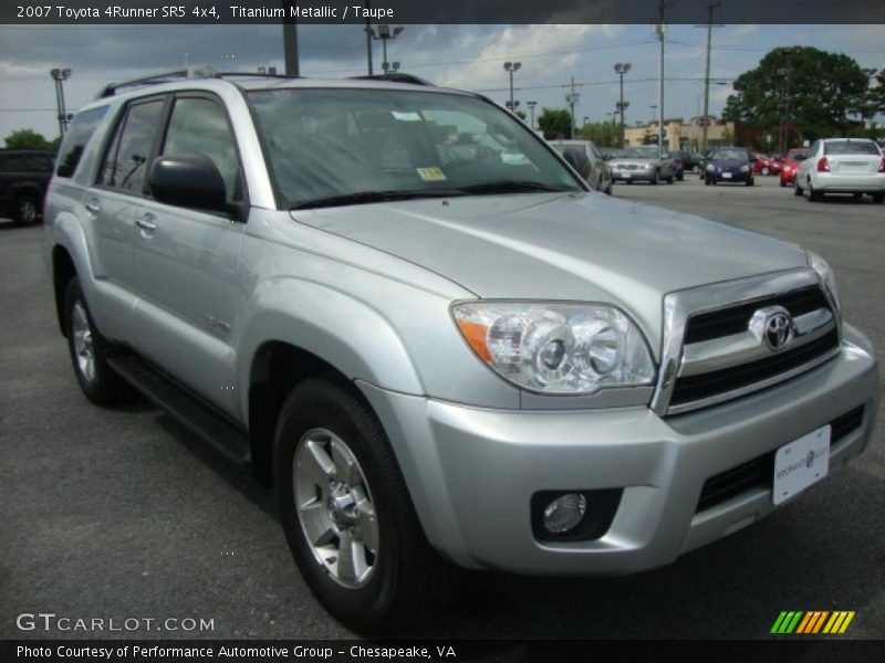 Titanium Metallic / Taupe 2007 Toyota 4Runner SR5 4x4
