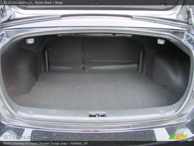 Ebony Black / Beige 2010 Kia Optima LX