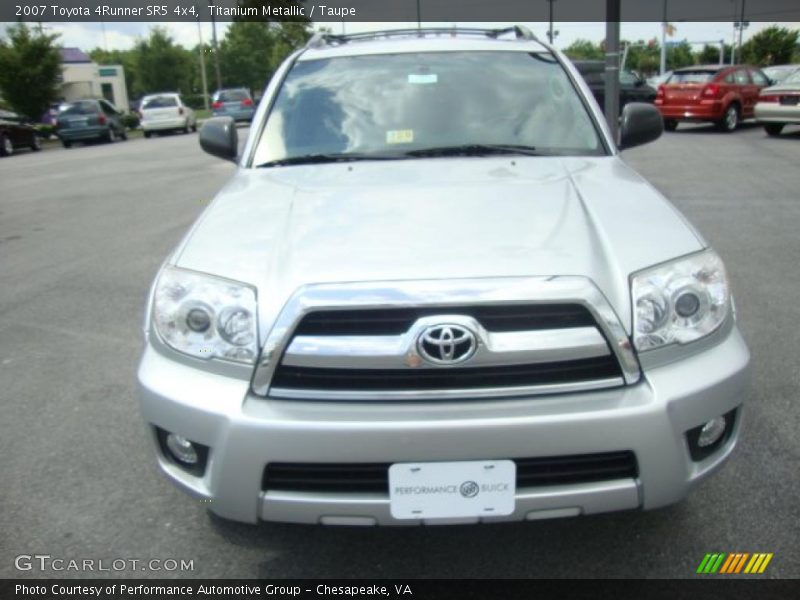 Titanium Metallic / Taupe 2007 Toyota 4Runner SR5 4x4