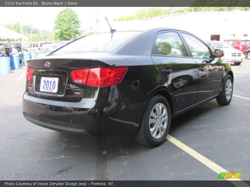 Ebony Black / Stone 2010 Kia Forte EX