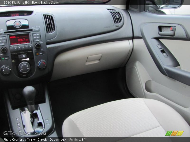 Ebony Black / Stone 2010 Kia Forte EX