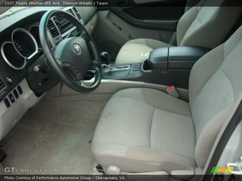 Titanium Metallic / Taupe 2007 Toyota 4Runner SR5 4x4