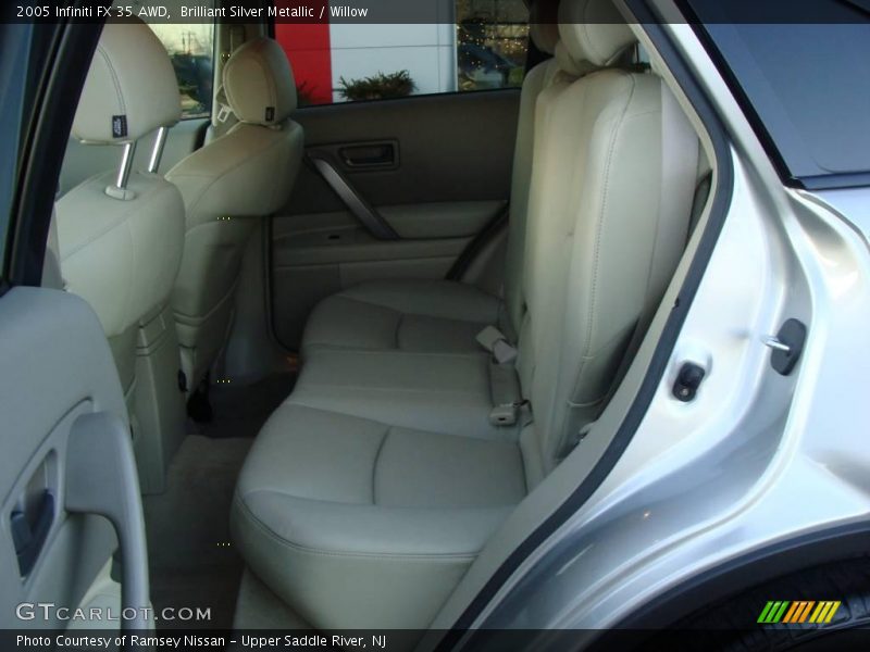 Brilliant Silver Metallic / Willow 2005 Infiniti FX 35 AWD