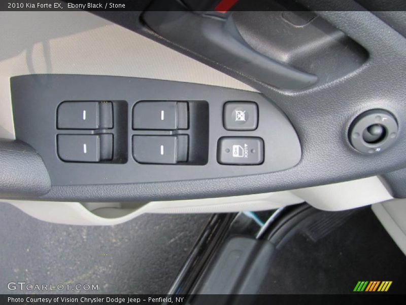 Ebony Black / Stone 2010 Kia Forte EX