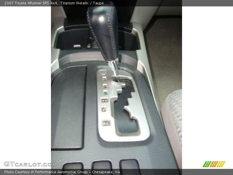 Titanium Metallic / Taupe 2007 Toyota 4Runner SR5 4x4