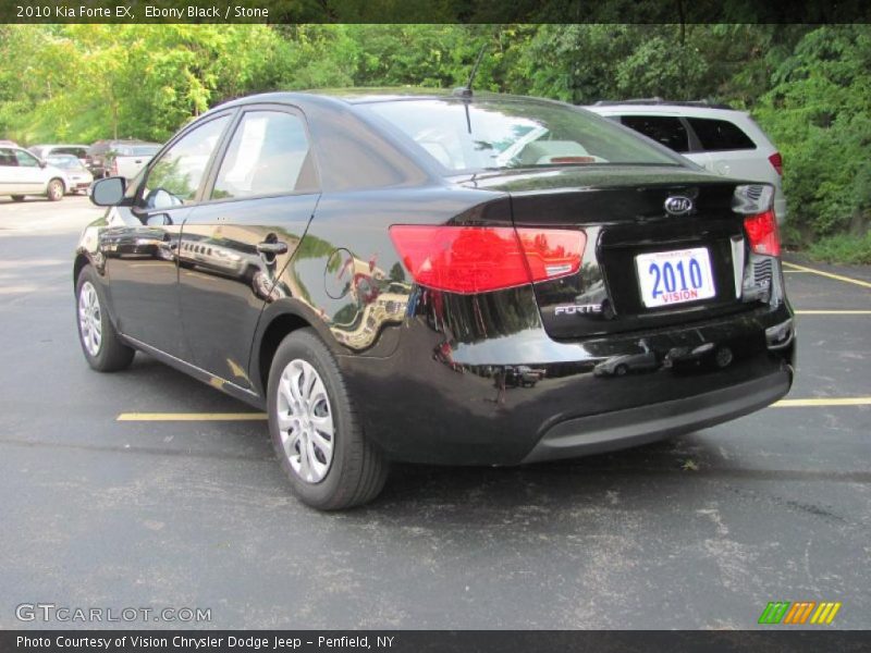 Ebony Black / Stone 2010 Kia Forte EX