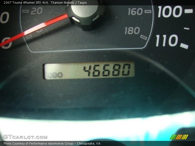 Titanium Metallic / Taupe 2007 Toyota 4Runner SR5 4x4