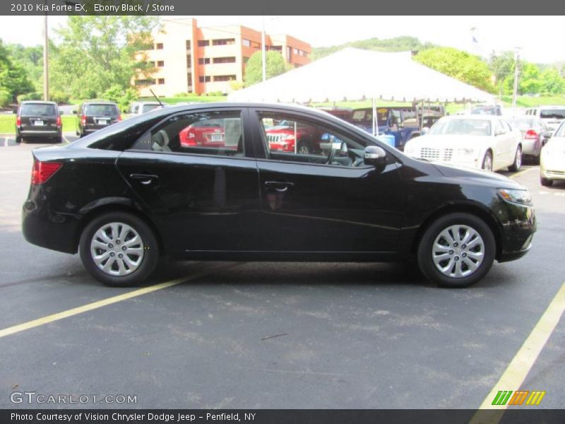 Ebony Black / Stone 2010 Kia Forte EX