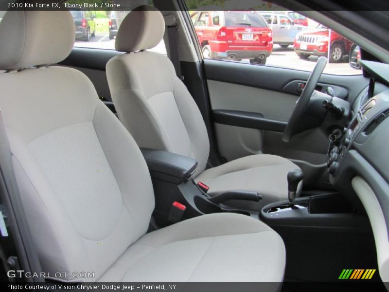Ebony Black / Stone 2010 Kia Forte EX