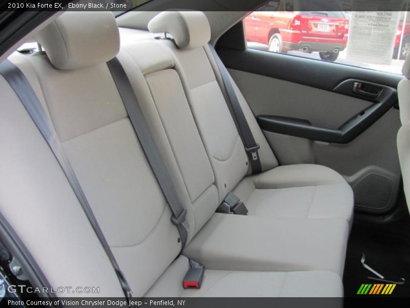 Ebony Black / Stone 2010 Kia Forte EX